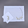 Ecru Orchids Placemat & Napkin Set