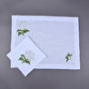 White Hydrangea Placemat & Napkin Set