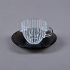 Black Stripe Turkish Coffee Set