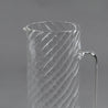 Serlio Torchon Transparent 1L Twisted Glass Carafe