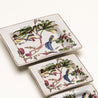 Birds & flower ashtray - set of 3