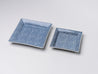 Blue Polka Dots Ceramic Ashtrays - Set of 2