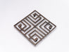 Square Metal Geometric Trivet - Version 1