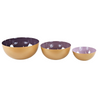 Deluxe Bowls - Purple - Set of 3