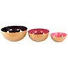 Deluxe Bowls - Fuchsia - Set of 3