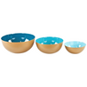 Deluxe Bowls - Turquoise - Set of 3