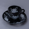 Black Leaves Turkish Coffee Set