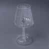 Medium Clear Dining Striped Lantern