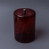 Medium Dark Amber 15cm Cylinder Lantern