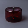 XS Dark Amber Cylinder 15cm Lantern