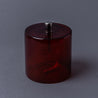 Small Dark Amber Cylinder 10cm Lantern