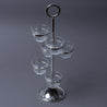 Silver Arabic Coffee Cup Serving Stand